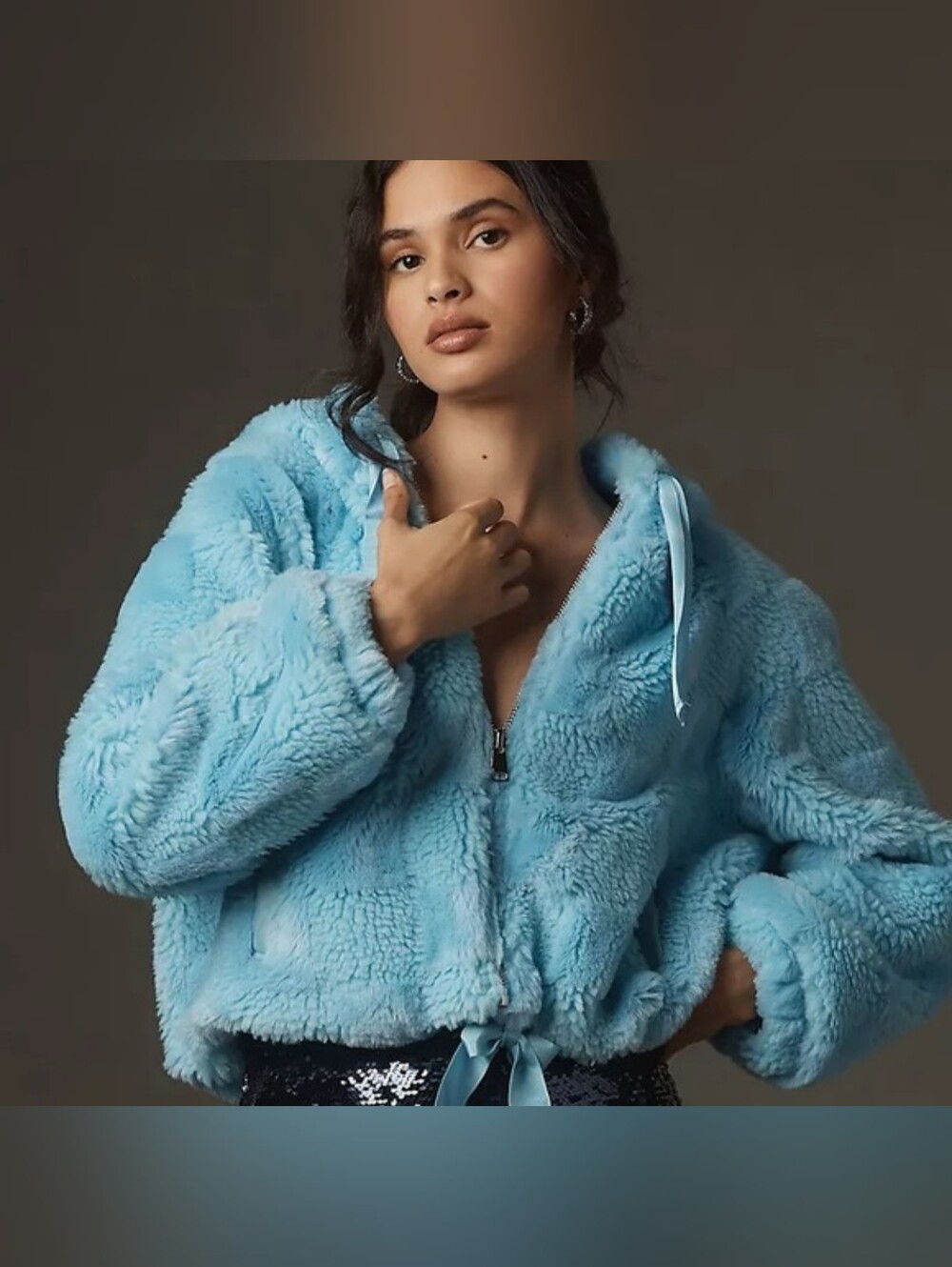 NWT Anthropologie Emma Faux Fur Jacket Small
